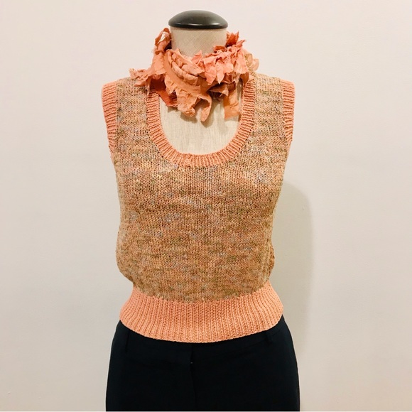 Vintage Cynthia Norton pink hand dyed pokered silk scarf. - Picture 9 of 9